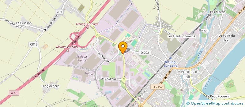 localisation de l'entreprise TRANSTECHNIC à MEUNG-SUR-LOIRE