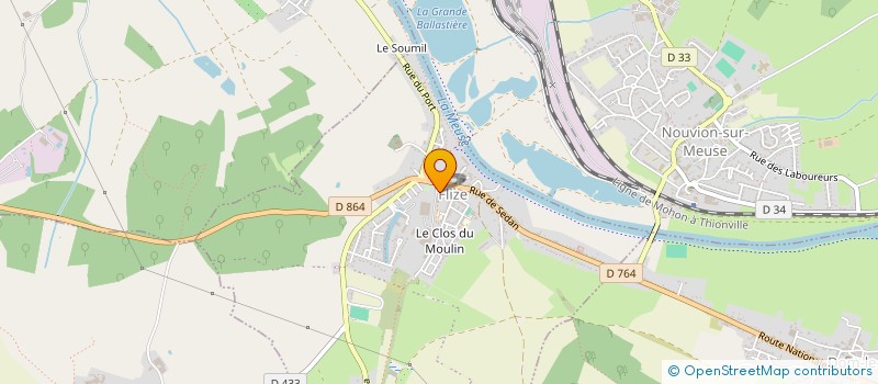localisation de l'entreprise TRANSTEEL à FLIZE