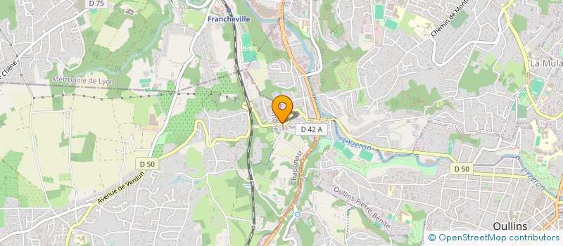 localisation de l'entreprise TRANSTIERS  CHAPONOST