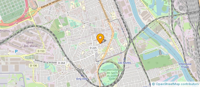 localisation de l'entreprise TRANSTIP EXPRESS à ORLY