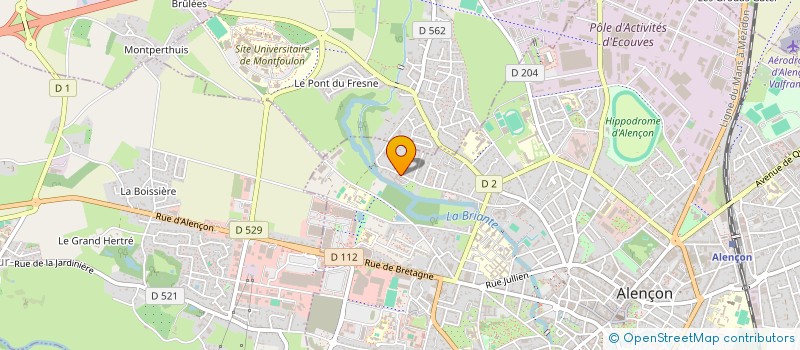 localisation de l'entreprise TRANSTOPIE à ALENCON