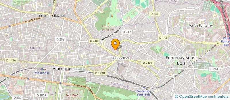localisation de l'entreprise TRANSTOUT à FONTENAY-SOUS-BOIS