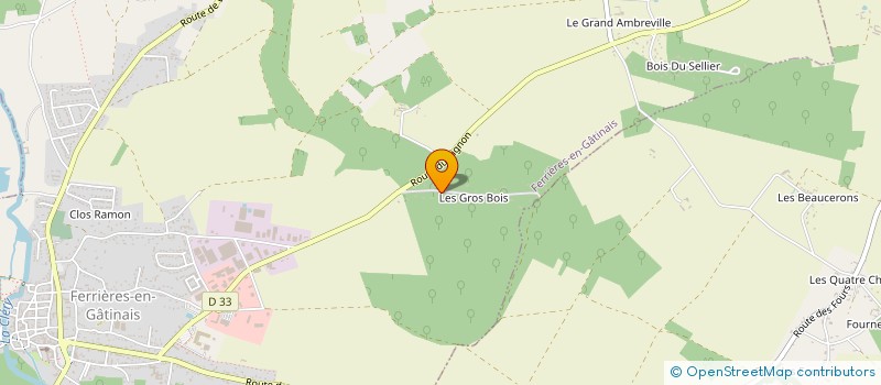 localisation de l'entreprise TRANSTREO à FERRIERES-EN-GATINAIS