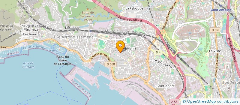 localisation de l'entreprise TRANSUD LIVRAISONS à MARSEILLE 16EME