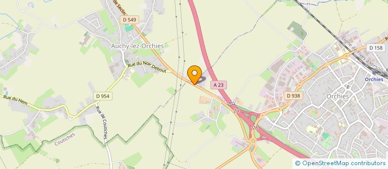 localisation de l'entreprise TRANSUNIMAT  ORCHIES