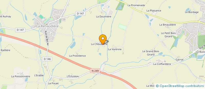 localisation de l'entreprise TRANSVAAL à SEVREMOINE