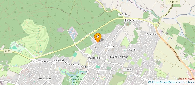 localisation de l'entreprise TRANSVAAL  SAINT-PALAIS-SUR-MER