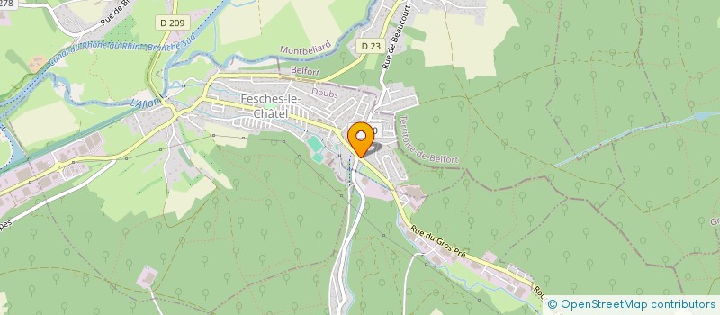 localisation de l'entreprise TRANSVAAL GRES  FESCHES-LE-CHATEL