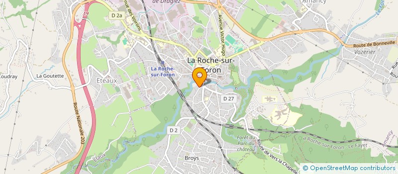 localisation de l'entreprise TRANSVALLOIS  LA ROCHE-SUR-FORON