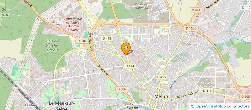 localisation de l'entreprise TRANSVANCARS à MELUN
