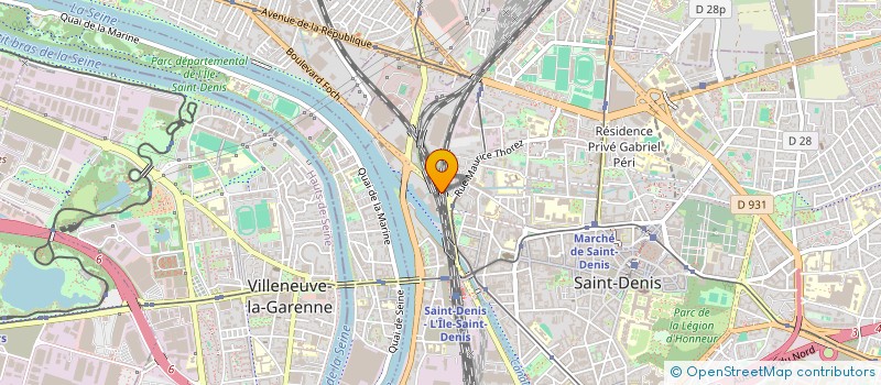 localisation de l'entreprise TRANSVAS DEMENAGEMENT à SAINT-DENIS