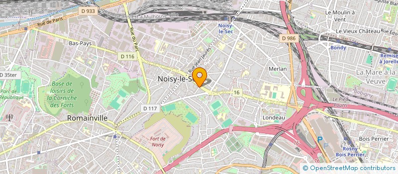 localisation de l'entreprise TRANSVEE  NOISY-LE-SEC