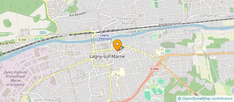 localisation de l'entreprise TRANSVELUX à LAGNY-SUR-MARNE