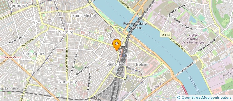 localisation de l'entreprise TRANSVERSAL PROD  BORDEAUX