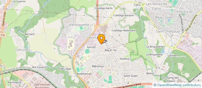 localisation de l'entreprise TRANSVERSAL RECORDS à VANNES