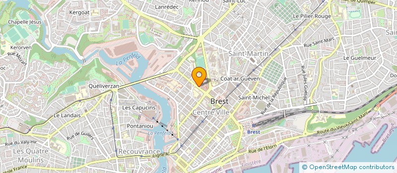 localisation de l'entreprise TRANSVERSALE 29 à BREST