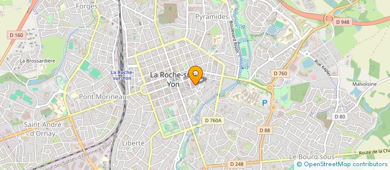 localisation de l'entreprise TRANSVERSALE à LA ROCHE-SUR-YON