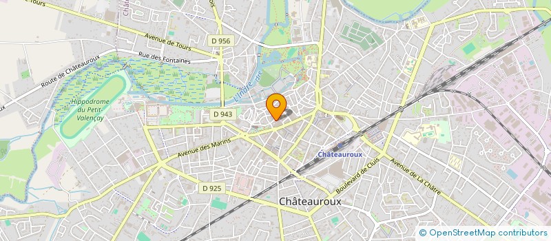 localisation de l'entreprise TRANSVERSALES à CHATEAUROUX