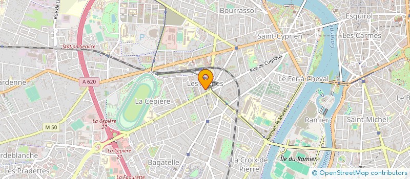 localisation de l'entreprise TRANSVERSE - SPORT à TOULOUSE