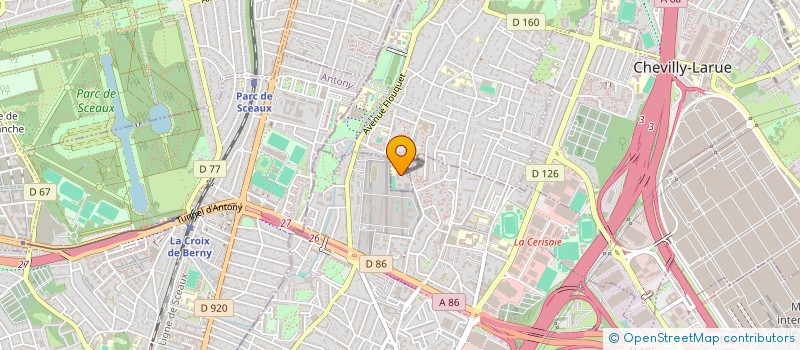 localisation de l'entreprise TRANSVIA94  L'HAY-LES-ROSES