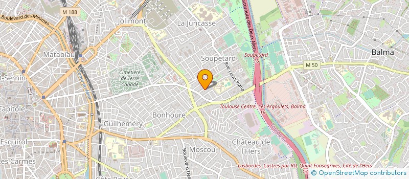 localisation de l'entreprise TRANSVISUEL EXPRESS A.A.I. à TOULOUSE