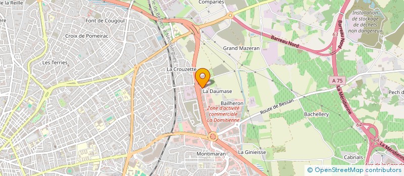 localisation de l'entreprise TRANSVOYAGE  BEZIERS