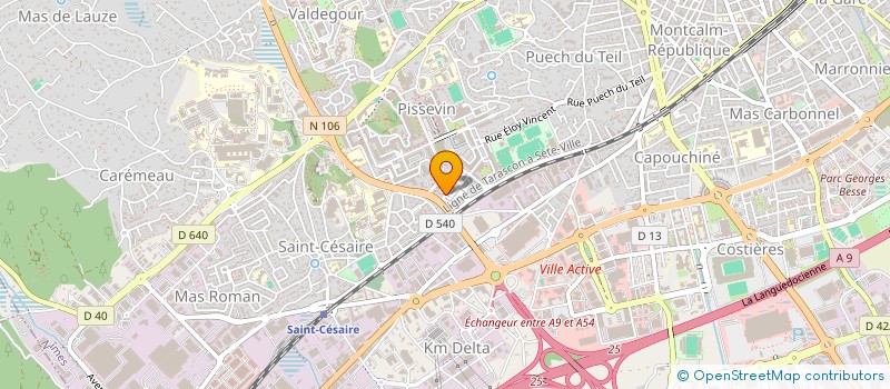 localisation de l'entreprise TRANSWAYS à NIMES
