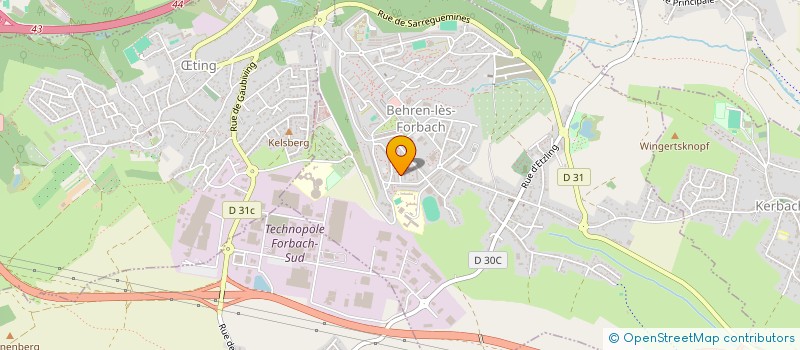 localisation de l'entreprise TRANSWORLD COMPANY  BEHREN-LES-FORBACH