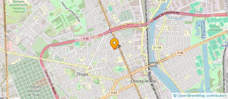 localisation de l'entreprise TRANSYDEM à THIAIS