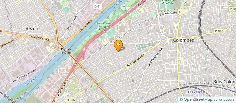localisation de l'entreprise TRANSYLVANIE à COLOMBES