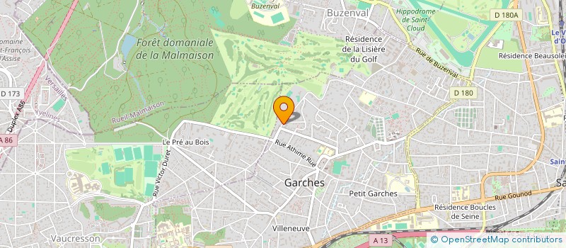 localisation de l'entreprise TRANTO MUSIC à GARCHES