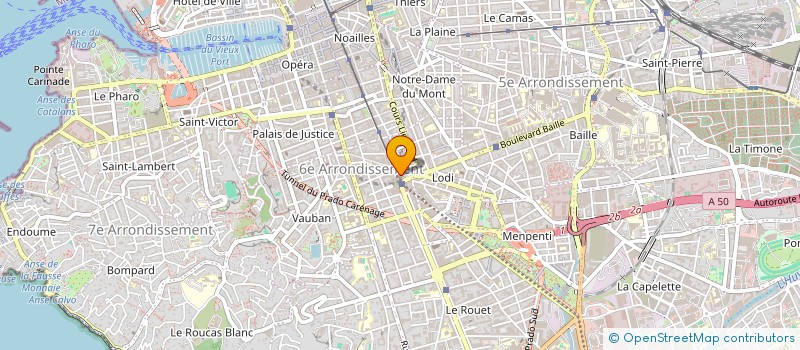 localisation de l'entreprise TRANTOR à MARSEILLE