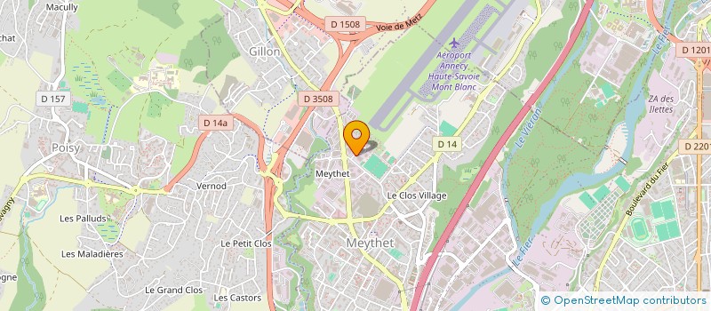 localisation de l'entreprise TRANTOR PARTICIPATIONS à ANNECY