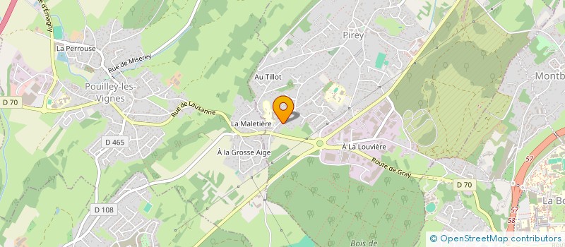 localisation de l'entreprise TRANVAL EXPRESS à PIREY