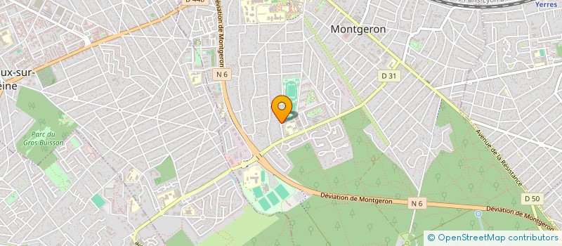 localisation de l'entreprise TRANWEI à MONTGERON