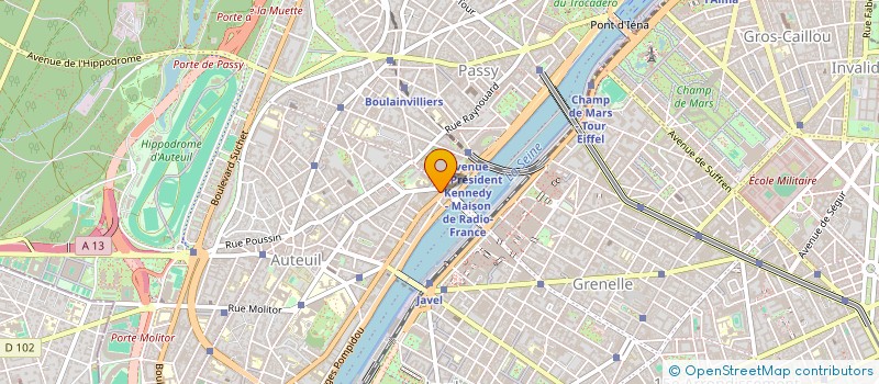 localisation de l'entreprise TRANXPRESS INTERNATIONAL à PARIS