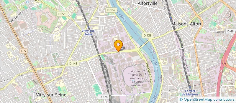 localisation de l'entreprise TRANYL à VITRY SUR SEINE