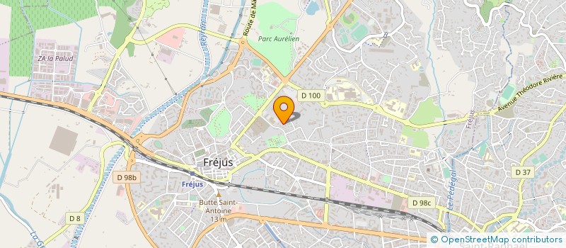 localisation de l'entreprise TRANZAK-WAR à FREJUS