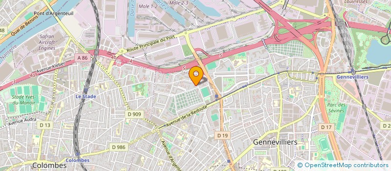 localisation de l'entreprise TRANZEN  ASNIERES-SUR-SEINE