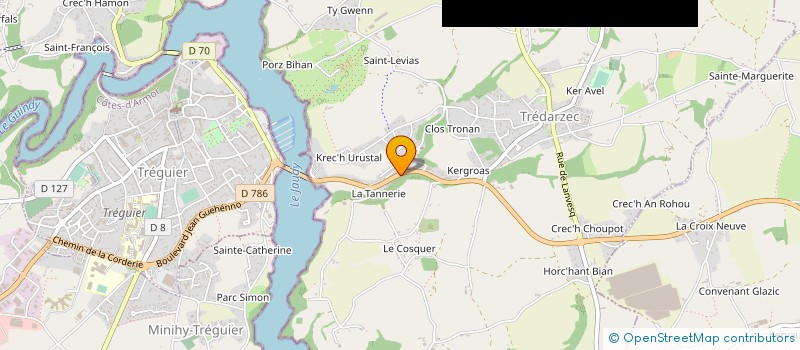 localisation de l'entreprise TRAOU MEUR  TREDARZEC