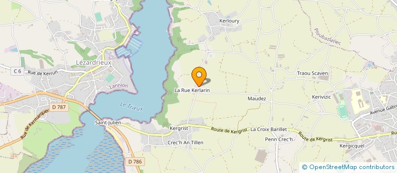 localisation de l'entreprise TRAOU VILIN  PAIMPOL