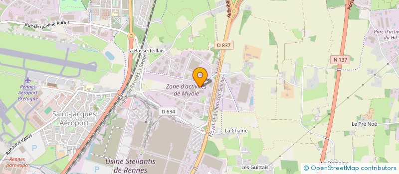 localisation de l'entreprise TRAOUIEROS  SAINT-JACQUES-DE-LA-LANDE