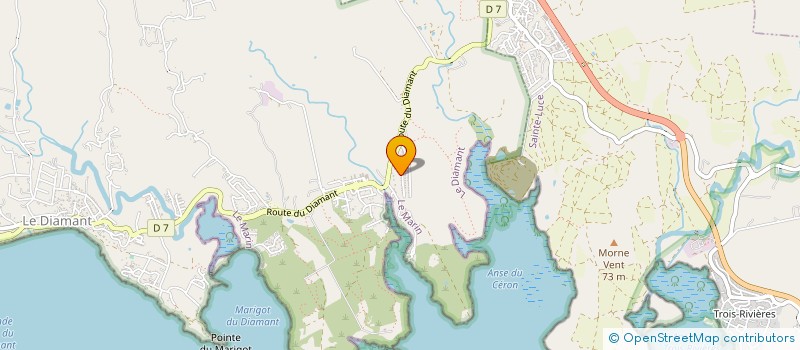 localisation de l'entreprise TRAP SKEET CLUB DE MARTINIQUE  DIAMANT