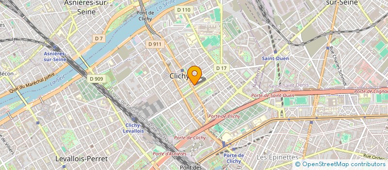 localisation de l'entreprise TRAPAN à CLICHY