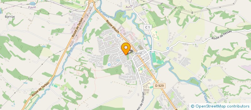 localisation de l'entreprise TRAPET INVEST  PAVIE