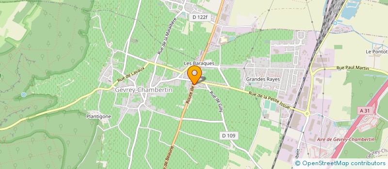 localisation de l'entreprise TRAPET PERE ET FILS à GEVREY-CHAMBERTIN
