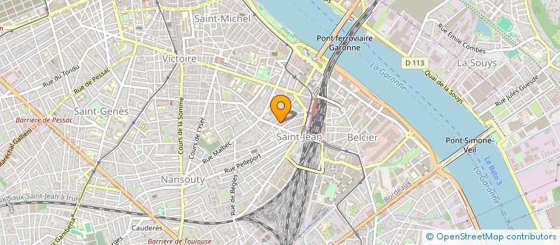 localisation de l'entreprise TRAPEZO  BORDEAUX