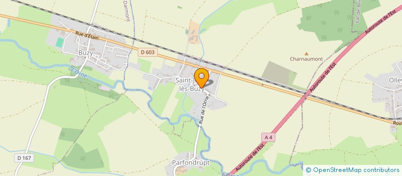 localisation de l'entreprise TRAPLOR SARL à SAINT-JEAN-LES-BUZY