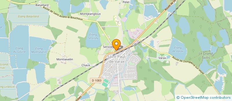 localisation de l'entreprise TRAPPENIERS  CHALAMONT