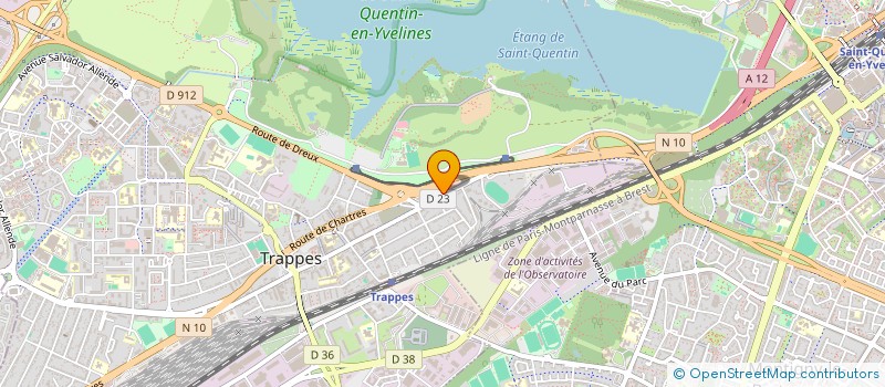 localisation de l'entreprise TRAPPES 10  TRAPPES